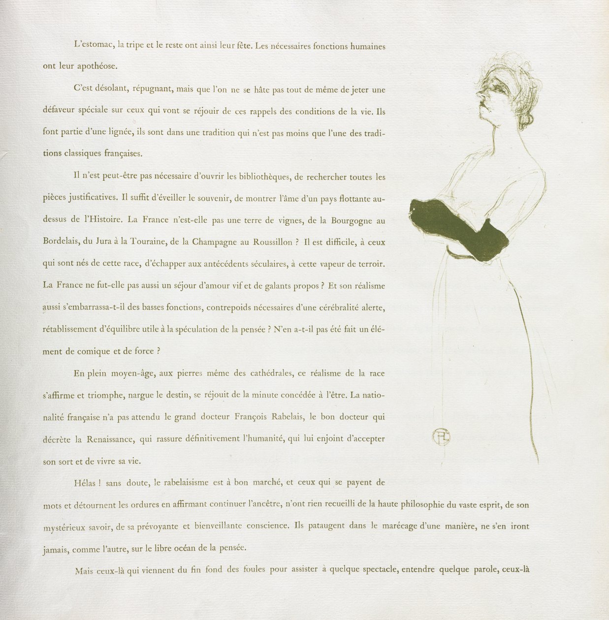 Yvette Guilbert - Französische Serie: Nr. 10 von Henri de Toulouse Lautrec