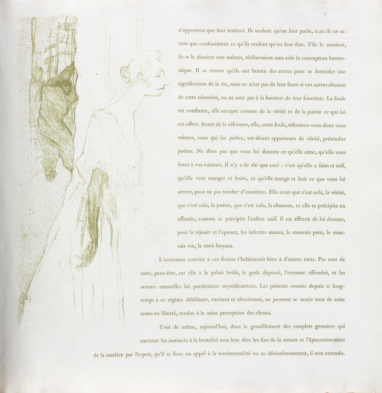 Yvette Guilbert-Französische Serie: Nr. 11, 1894 von Henri de Toulouse Lautrec