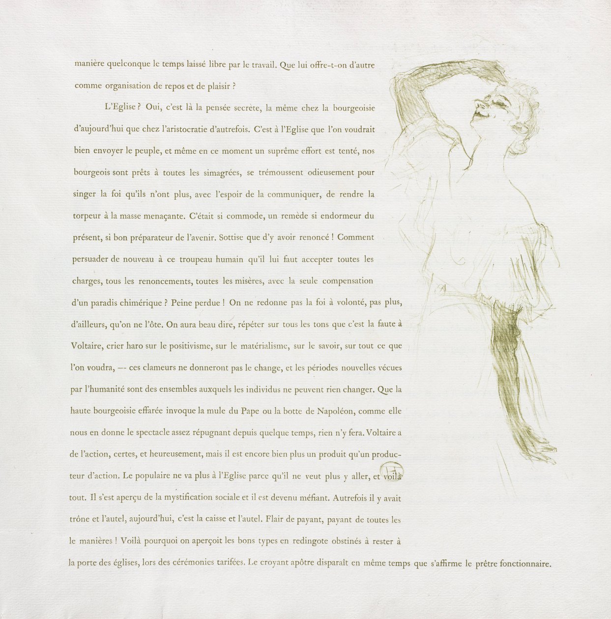 Yvette Guilbert-Französische Serie: Nr. 7, 1894 von Henri de Toulouse Lautrec