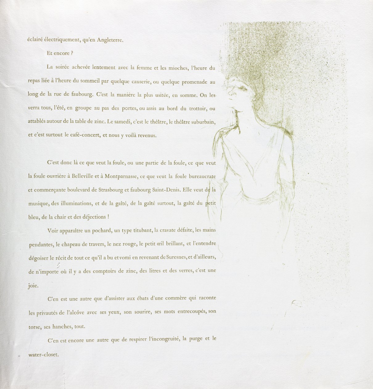 Yvette Guilbert - Französische Serie: Nr. 9 von Henri de Toulouse Lautrec