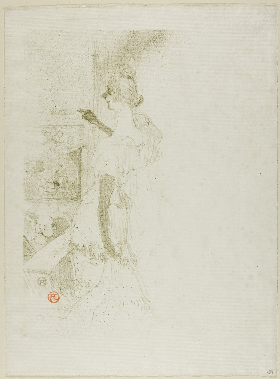 Yvette Guilbert von Henri de Toulouse Lautrec