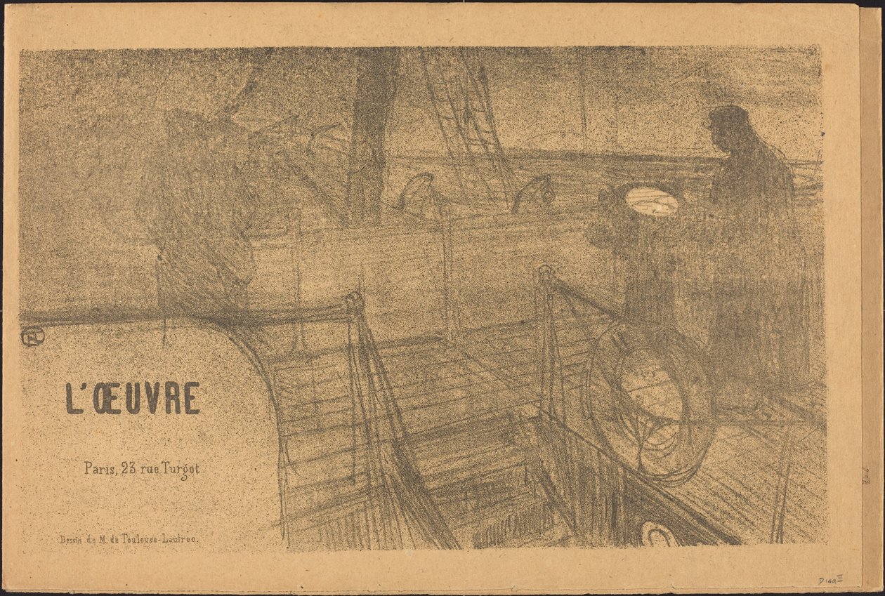 Prospektprogramm des Werks von Henri de Toulouse Lautrec, Félix Vallotton, Antonio