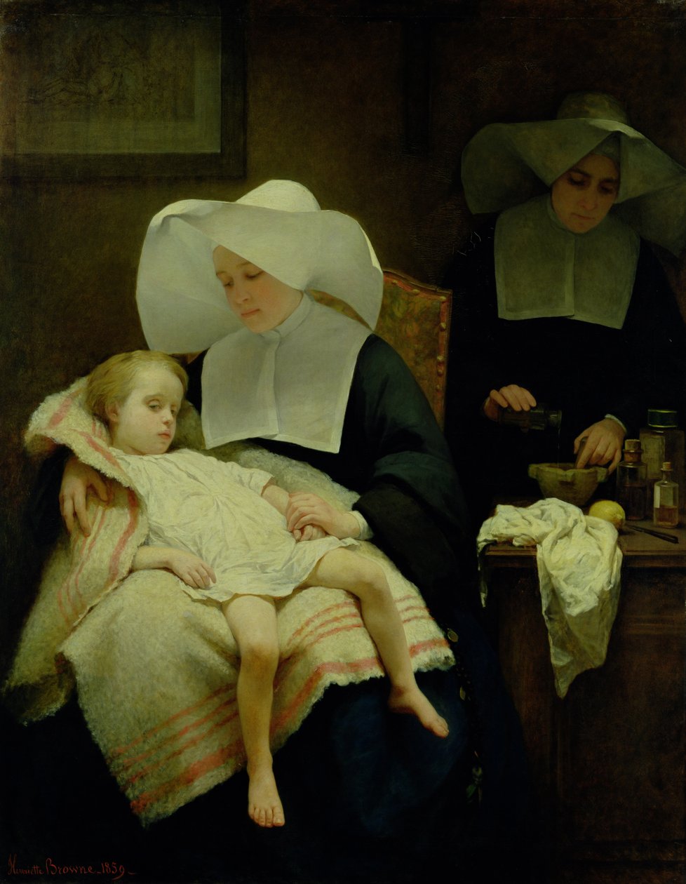 Die Barmherzigen Schwestern, 1859 von Henriette Browne