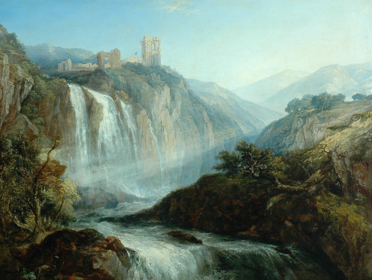 Die Wasserfälle von Tivoli von Henry Dawson