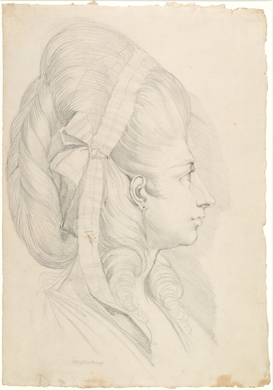 Porträt von Anna Magdalene Schweizer, geb. Hess von Johann Heinrich Füssli