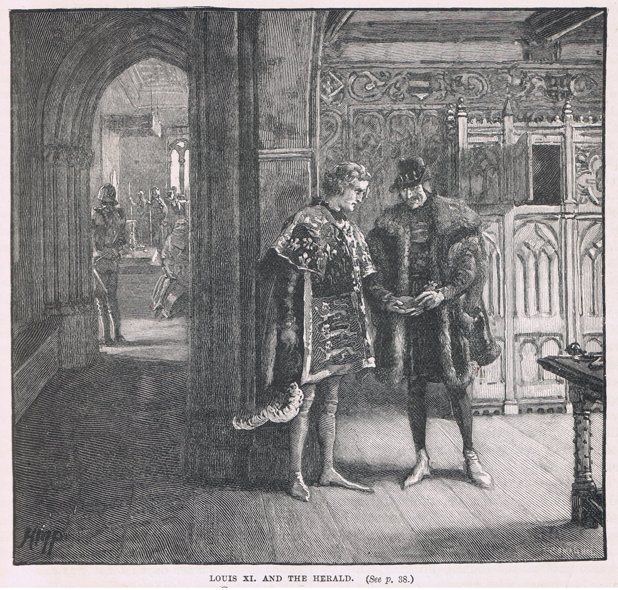 Ludwig XI. und der Herold von Henry Marriott Paget