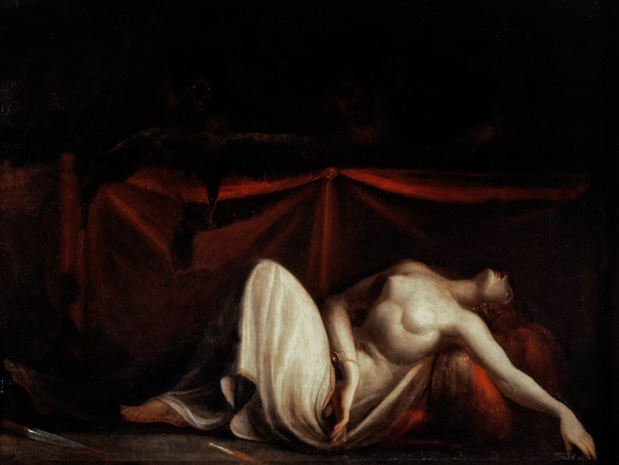 Ermordete Frau und die Furien von Henry (1741-1825) Fuseli