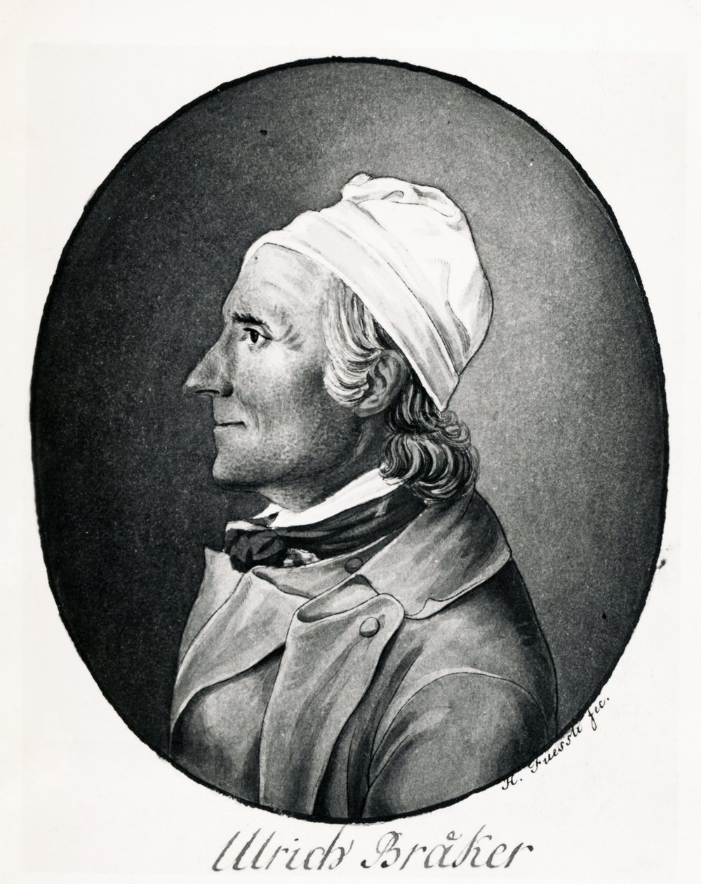 Porträt von Ulrich Braker von Johann Heinrich Füssli