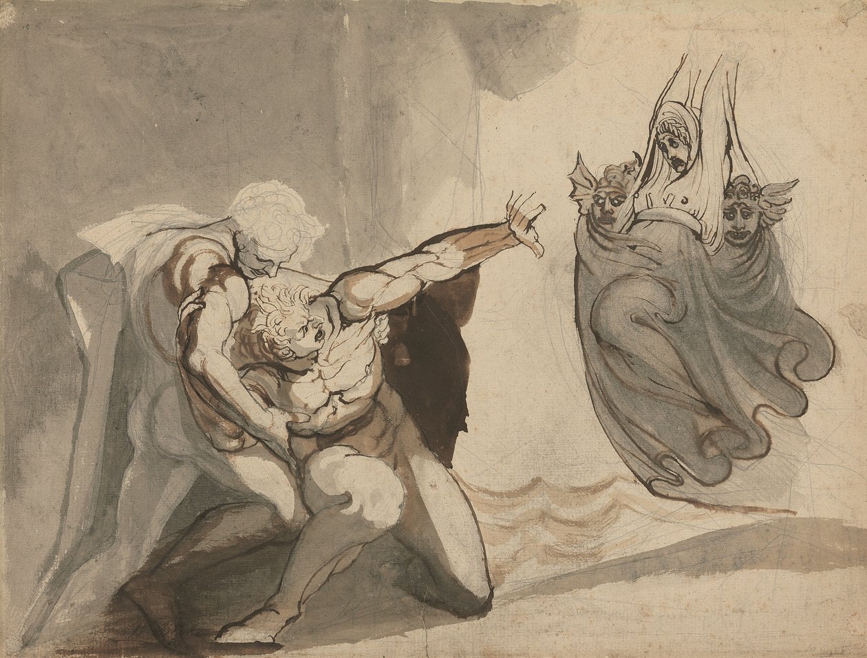 Die Vision des Orestes von Henry (1741 1825) Fuseli