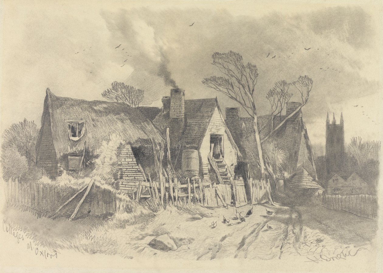 Häuser in Oxford von Henry Bright