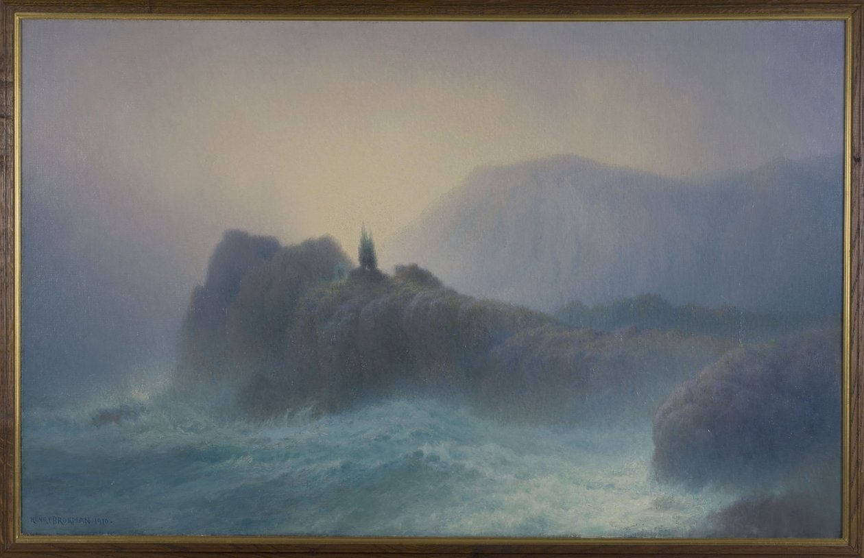 Grab des Seemanns (Romantischer Stil), 1910 von Henry Brokman Knudsen