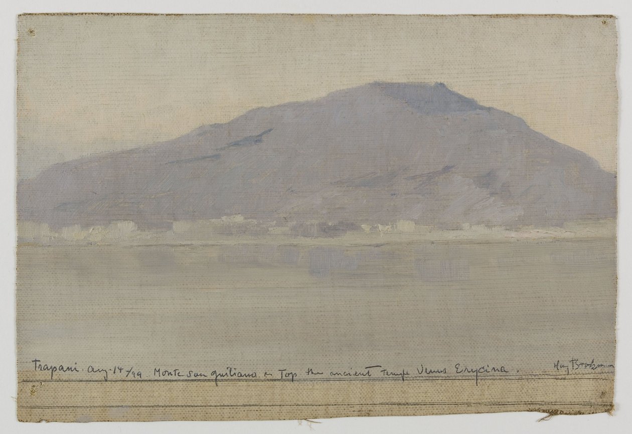 Trapani, Monte San Giuliano (Sizilien), 1899 von Henry Brokman Knudsen