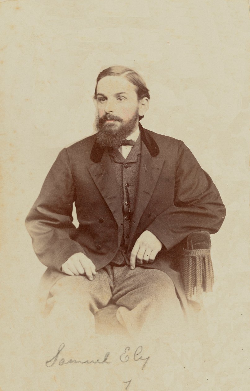 Carte-de-visite Porträt von Samuel Ely, 1862-1869 von Henry C. Phillips