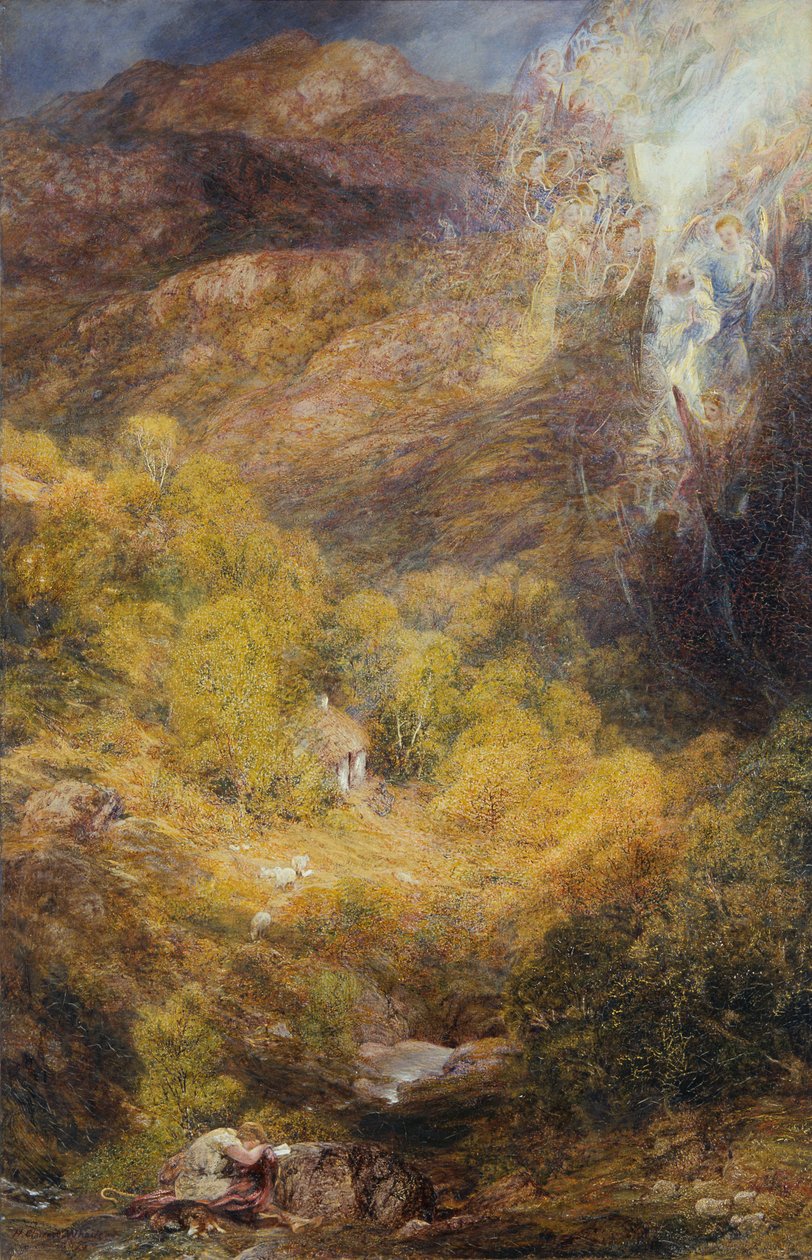 Die Vision des Büßers: Der Traum des Hirten, 1848-1912 von Henry Clarence Whaite