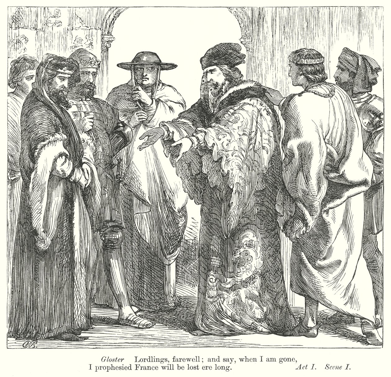 König Heinrich VI. Teil II von Henry Courtney (after) Selous
