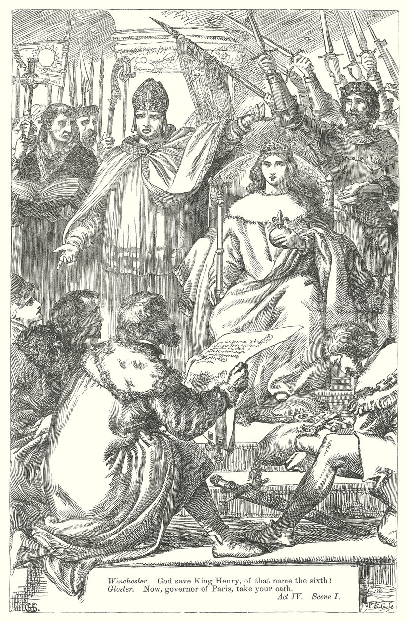 König Heinrich VI. Teil I von Henry Courtney (after) Selous
