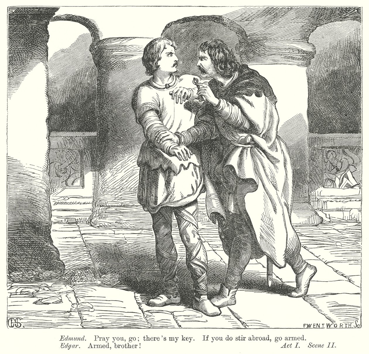 König Lear von Henry Courtney (after) Selous