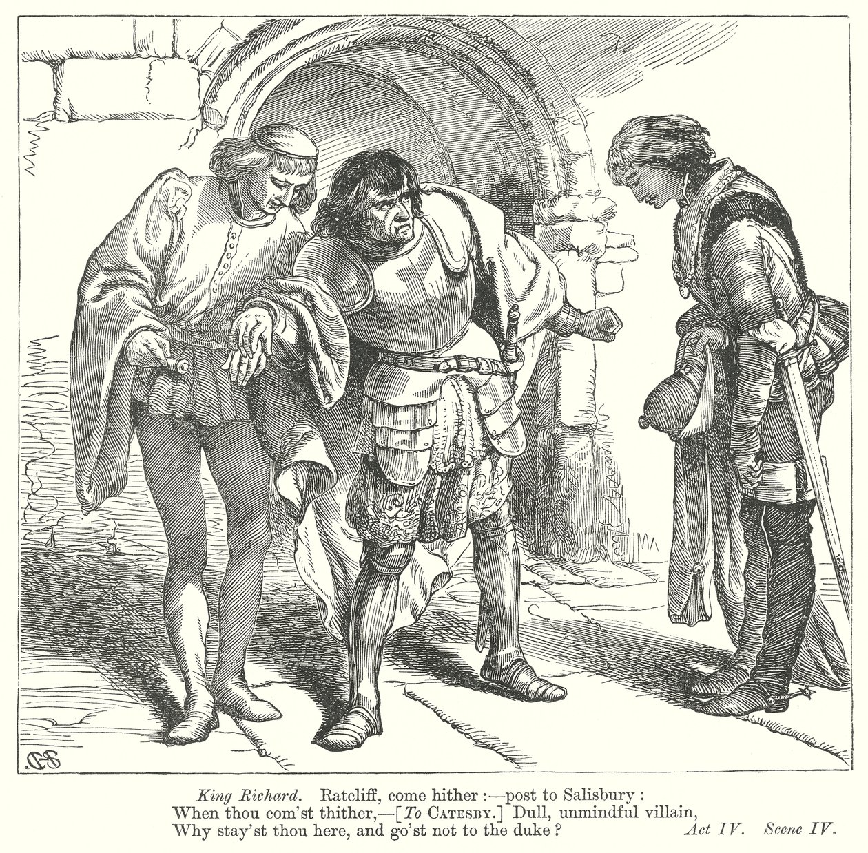 König Richard III. von Henry Courtney (after) Selous