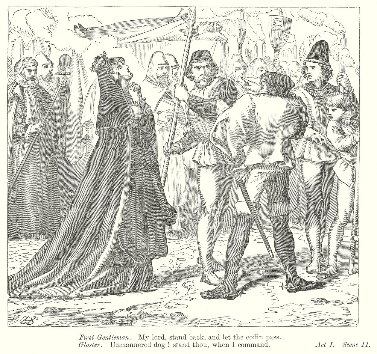 König Richard III. (Gravur) von Henry Courtney (after) Selous