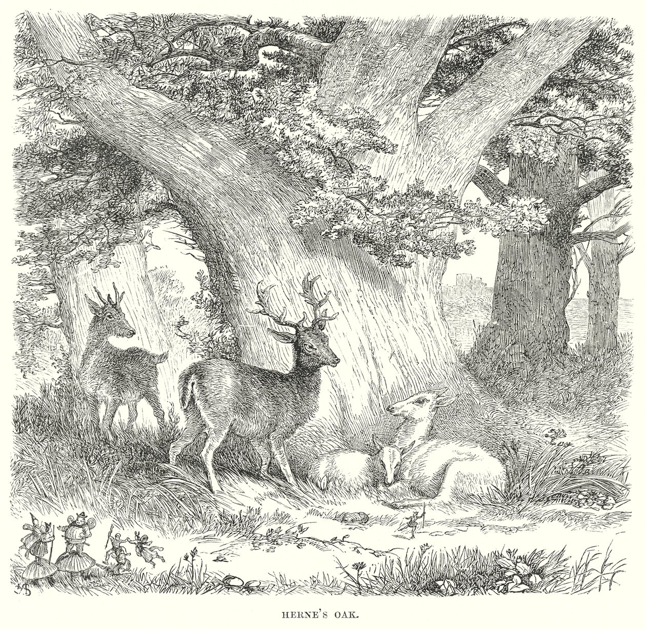 Die lustigen Weiber von Windsor von Henry Courtney (after) Selous