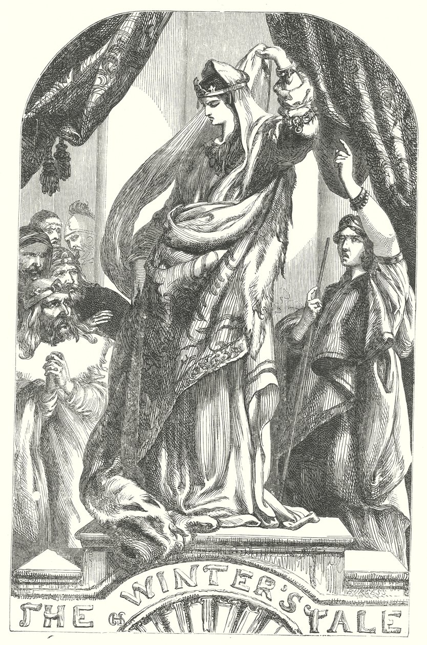 Das Wintermärchen (Gravur) von Henry Courtney (after) Selous
