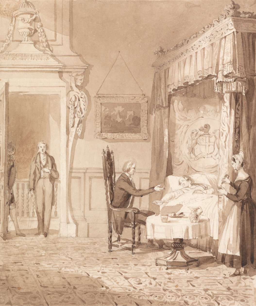 Das Leben eines Edelmanns: Szene die Neunte - Das Krankenzimmer von Henry Dawe