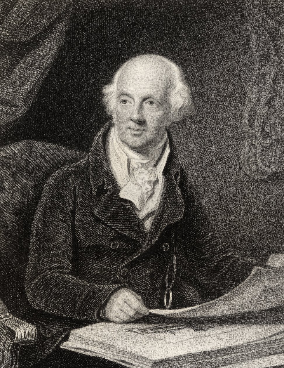 Sir Abraham Hume, 2. Baronet, graviert von J. Jenkins, aus 