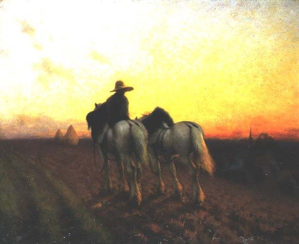Rückkehr bei Sonnenuntergang von Henry Edward Detmold