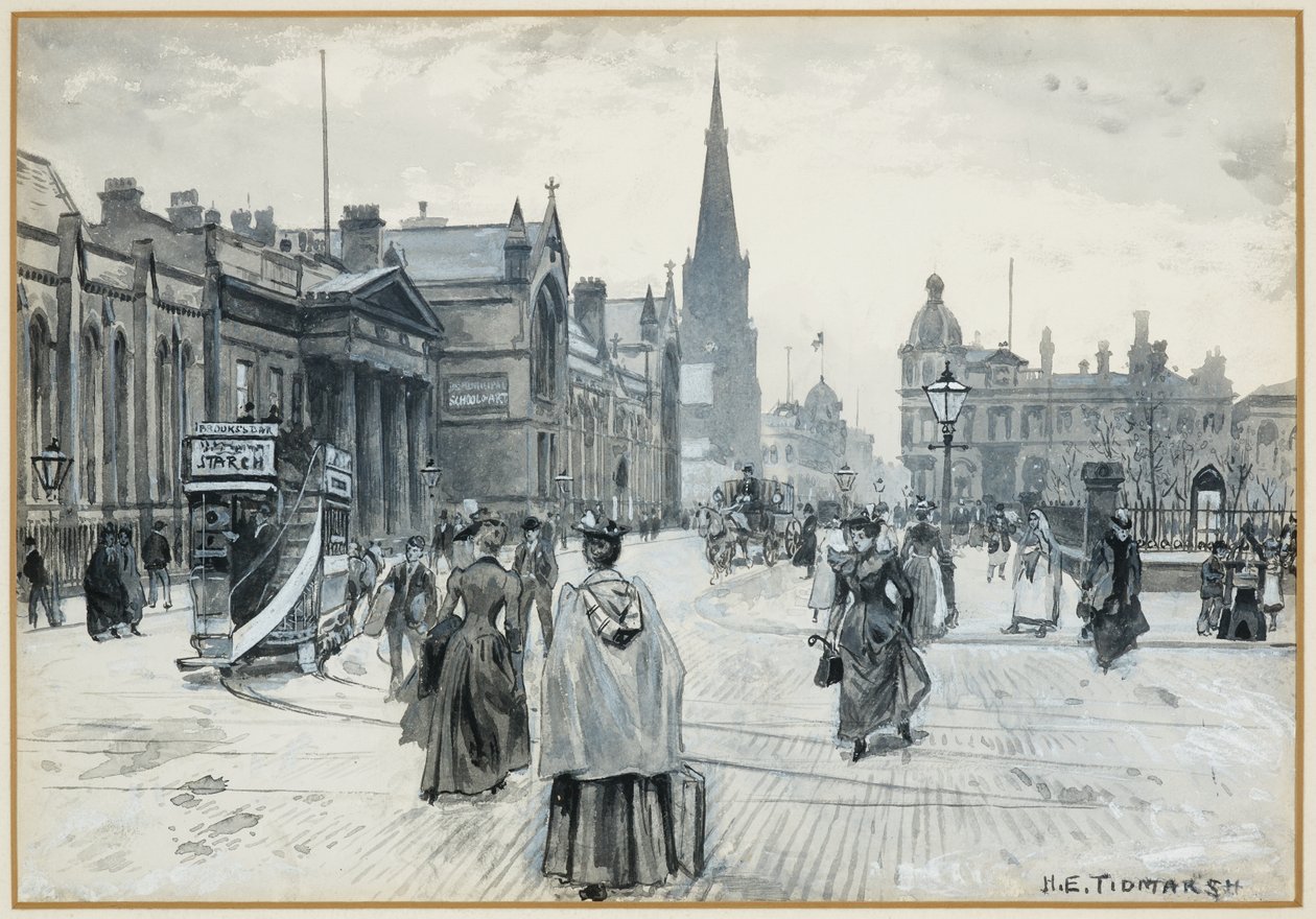 Chorlton Rathaus, Kunstschule, Cavendish Street Kapelle von Henry Edward Tidmarsh