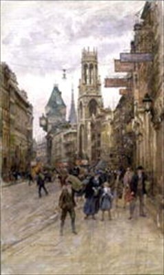 St. Dunstans im Westen, 1922 von Henry Edward Tidmarsh