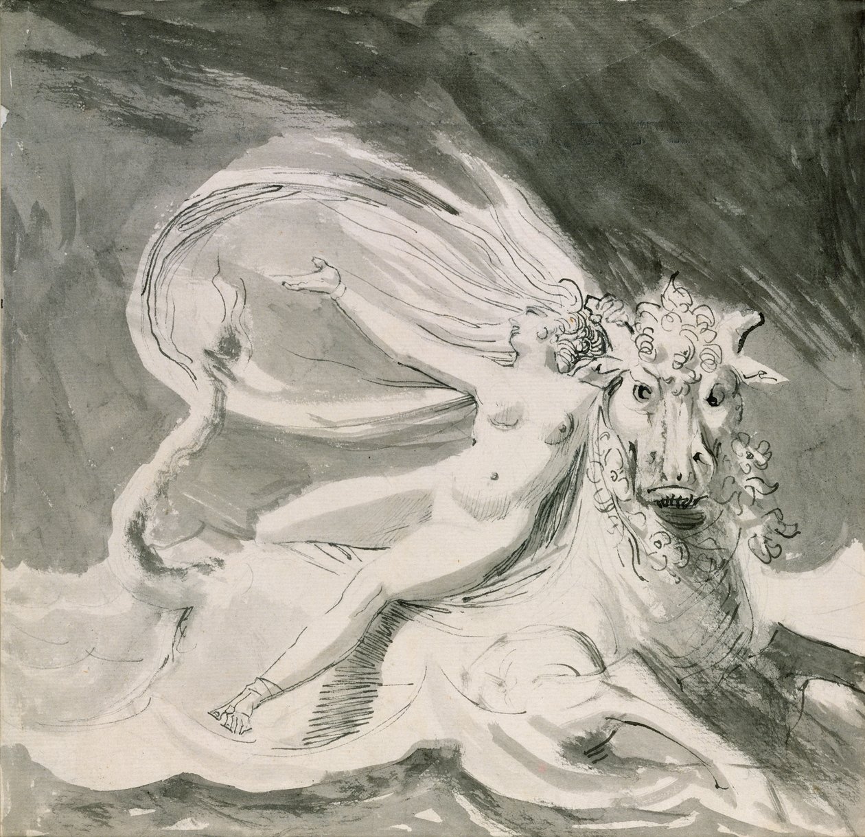 Europa und der Stier von Johann Heinrich Füssli