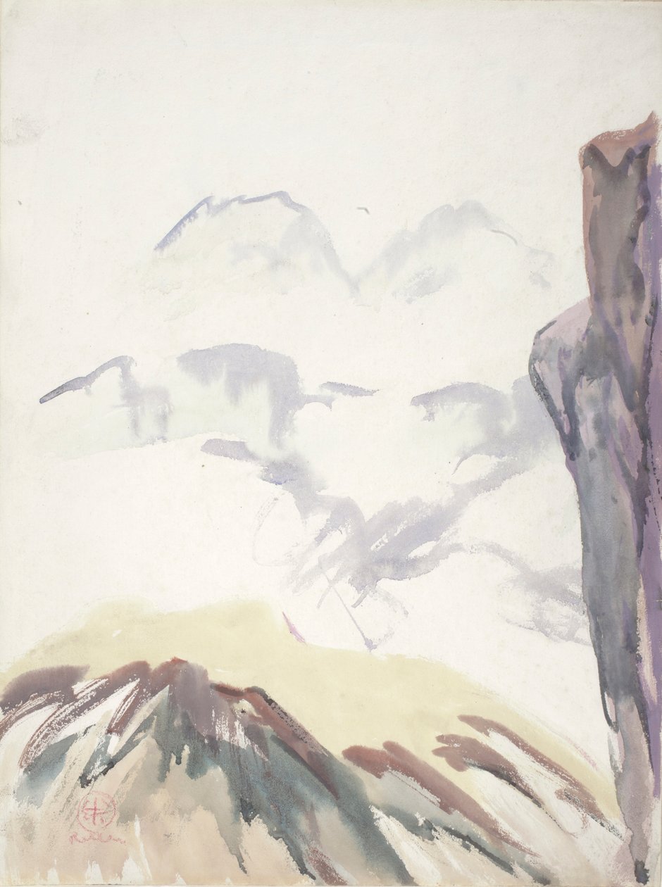 Bergstudie von Henry George Keller