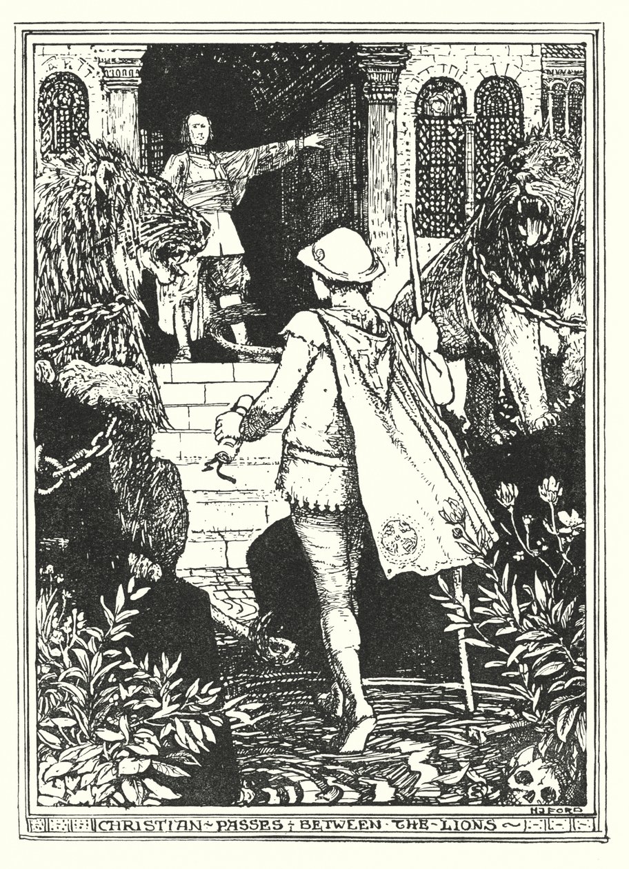 Illustration für Die Pilgerreise von John Bunyan von Henry Justice Ford
