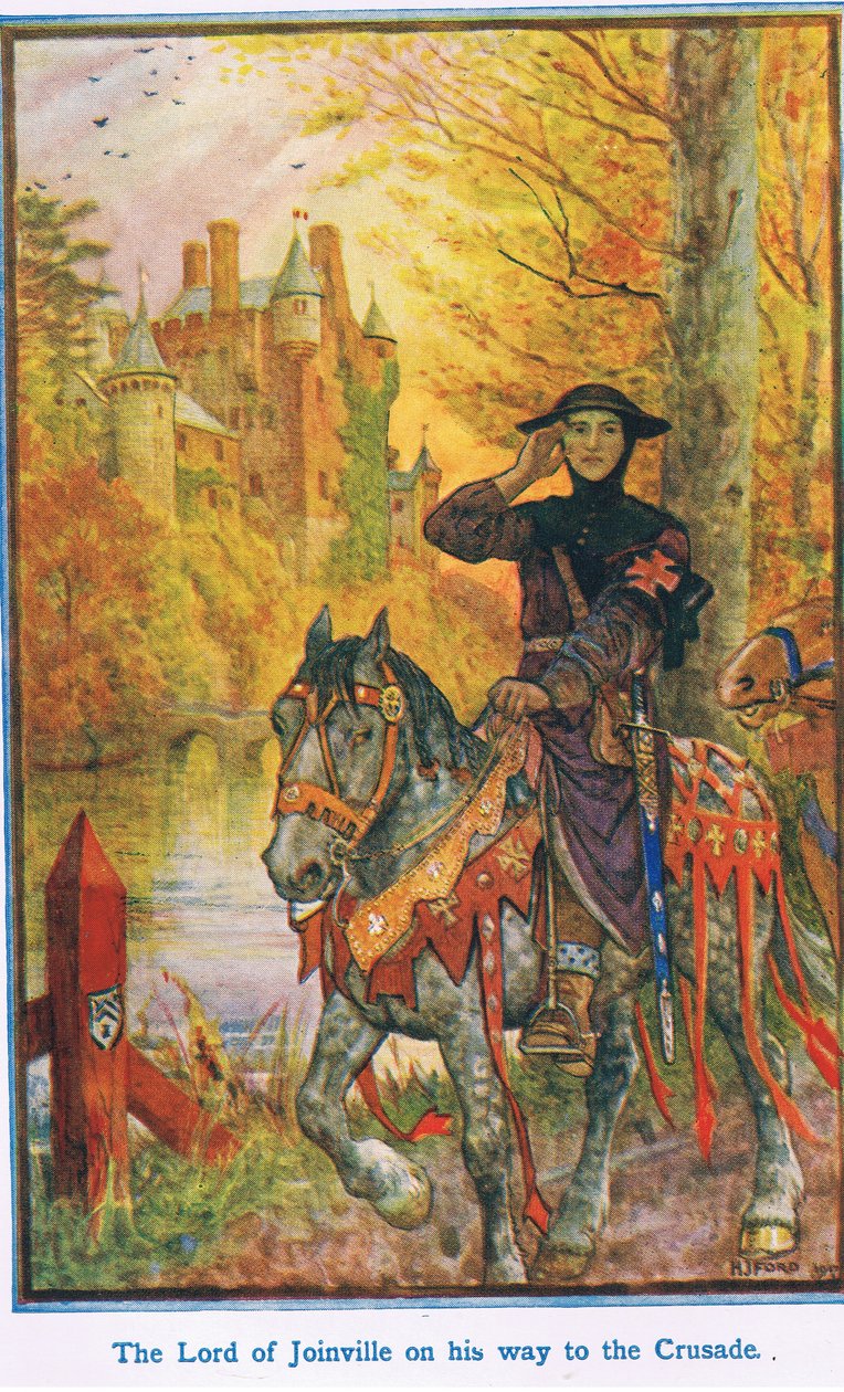 Der Herr von Joinville auf dem Weg zu den Kreuzzügen von Henry Justice Ford