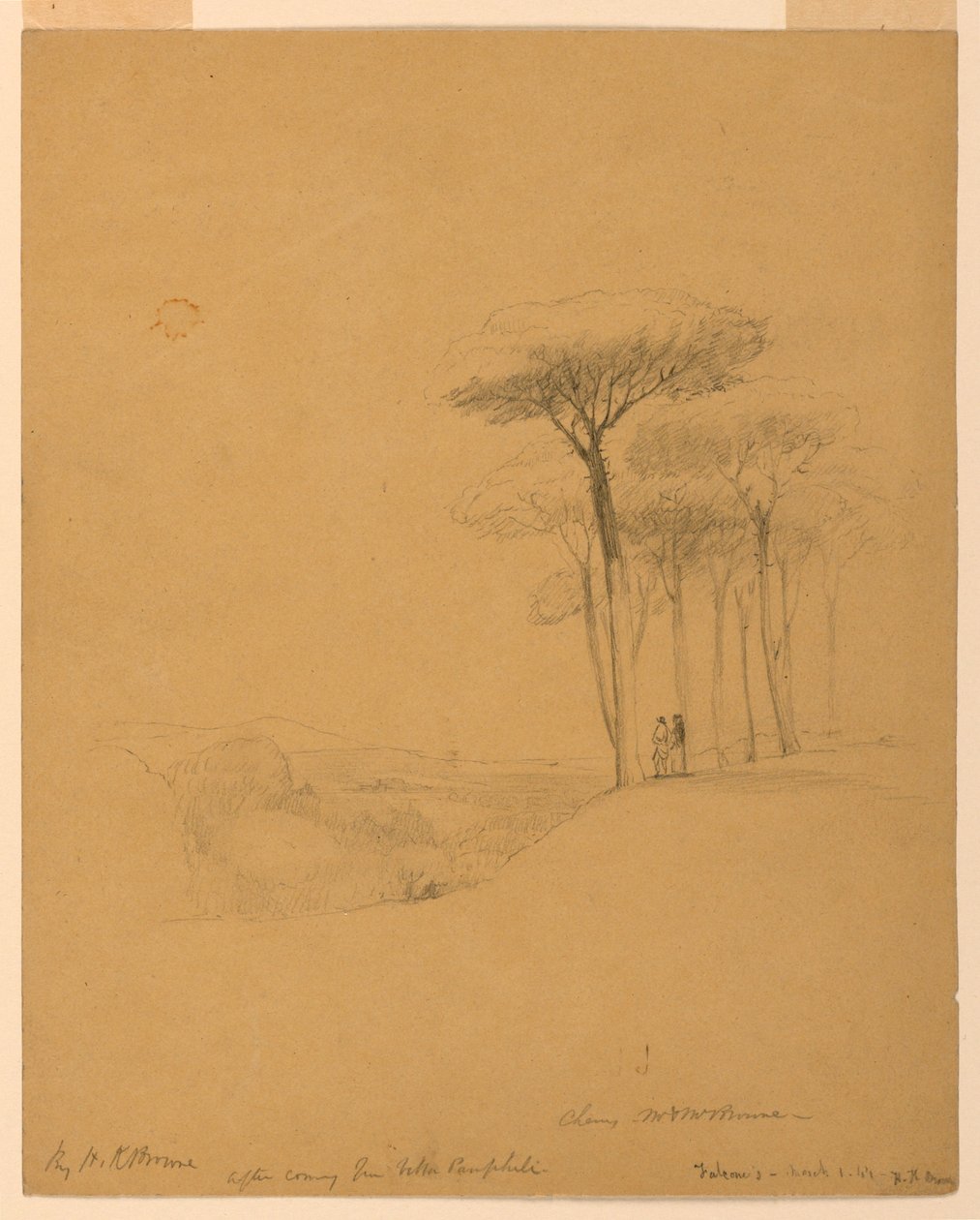 Nach der Rückkehr von der Villa Pamphili von Henry Kirke Brown