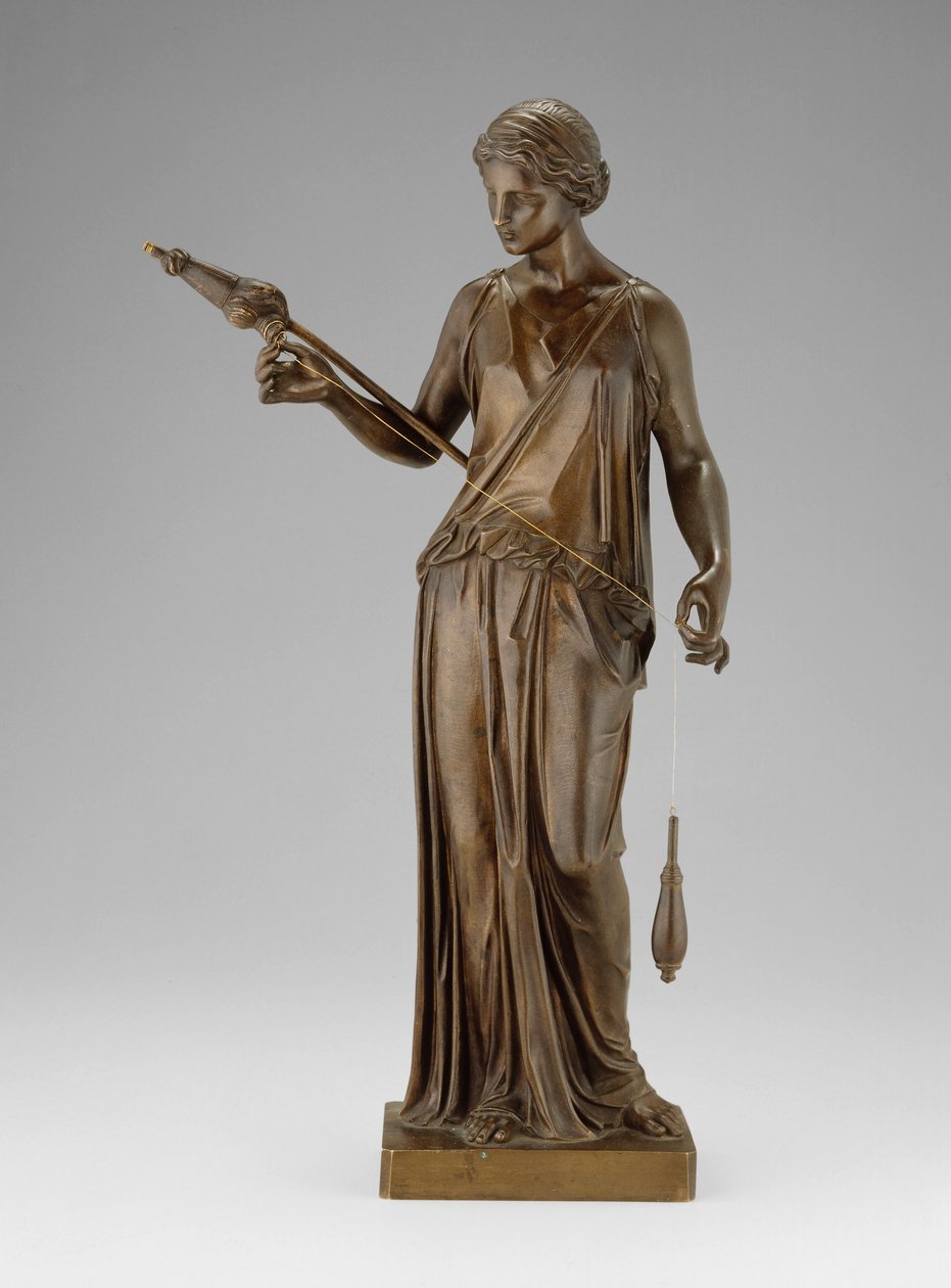 Die Spinnerin, 1850 von Henry Kirke Brown