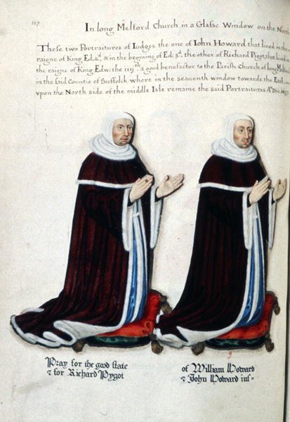 Porträts von Richard Pygot und William Howard von Henry Lilly
