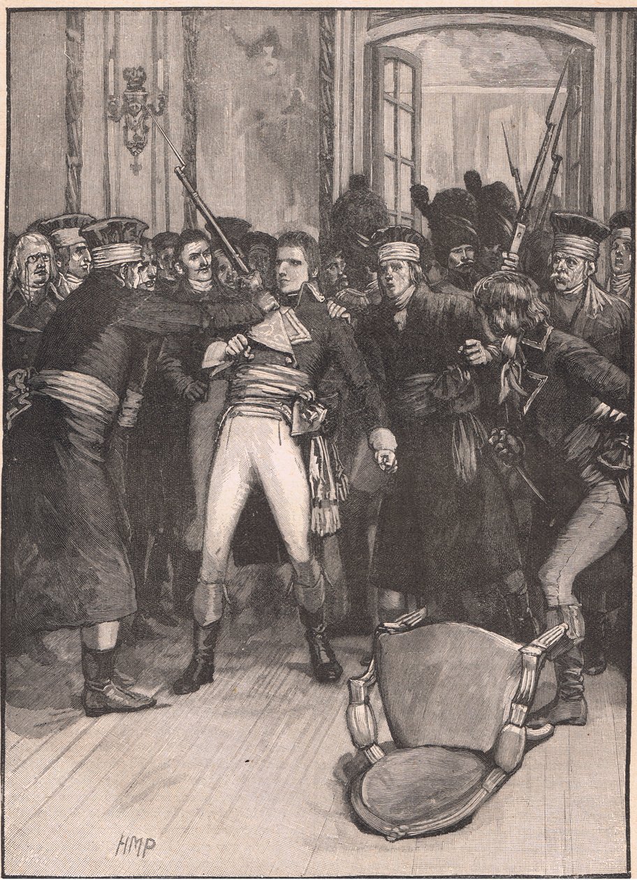 Napoleons Handstreich: Szene in der Halle der Alten AD 1799 von Henry Marriott Paget