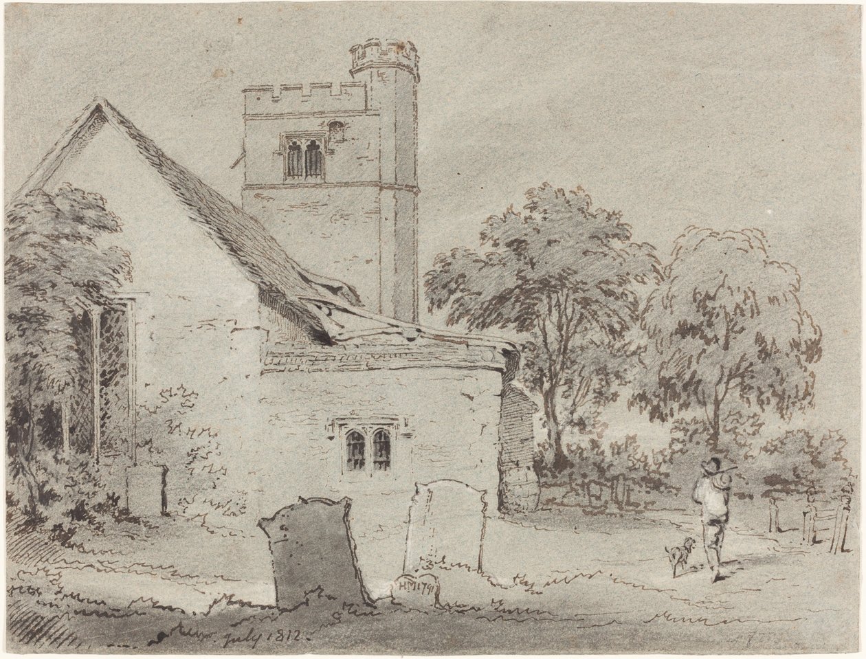 Aldenham Kirche, Hertfordshire von Henry Monro