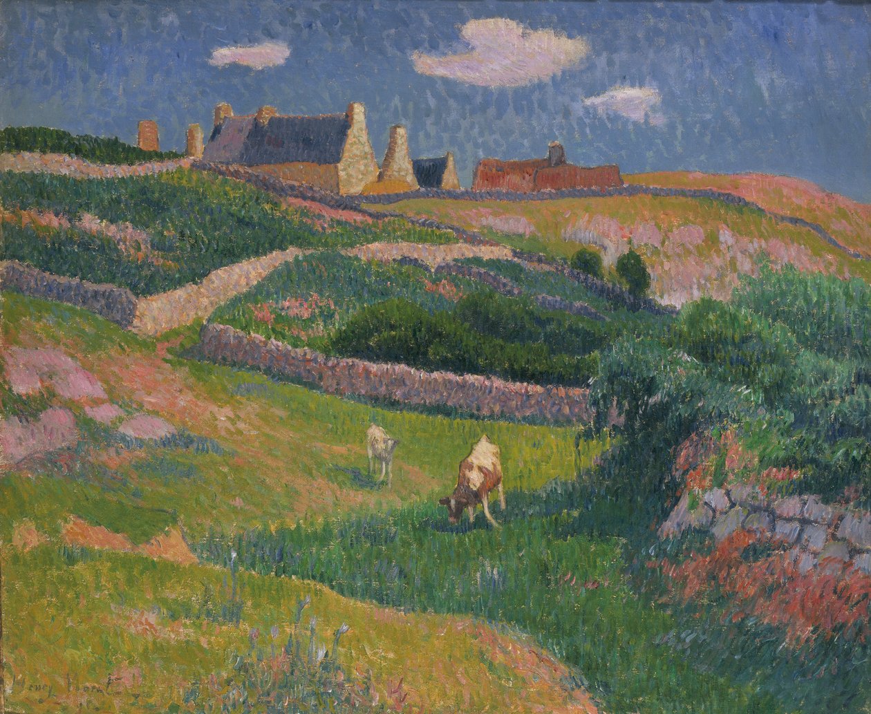 Bretonische Landschaft von Henry Moret