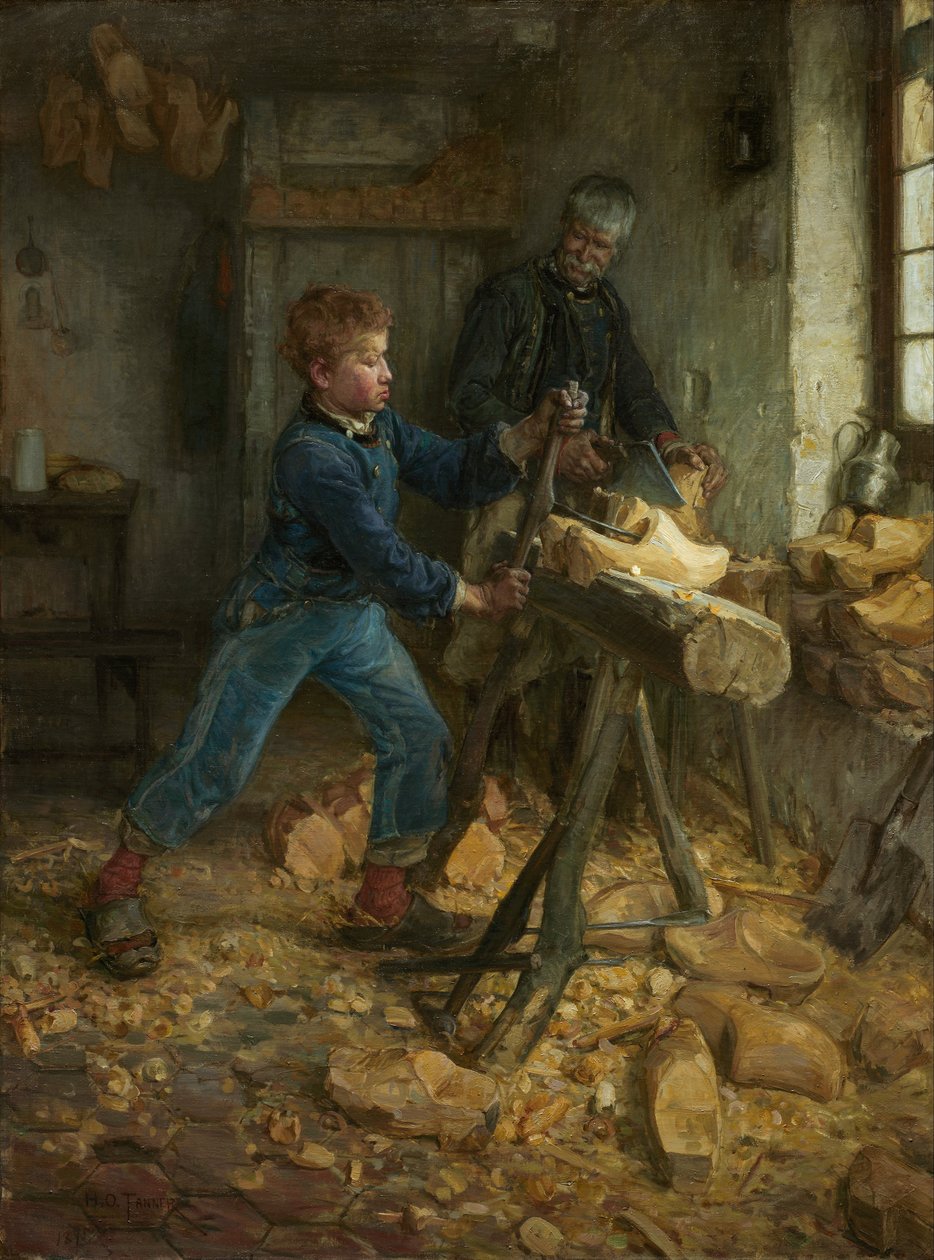 Der junge Sabotmacher von Henry Ossawa Tanner