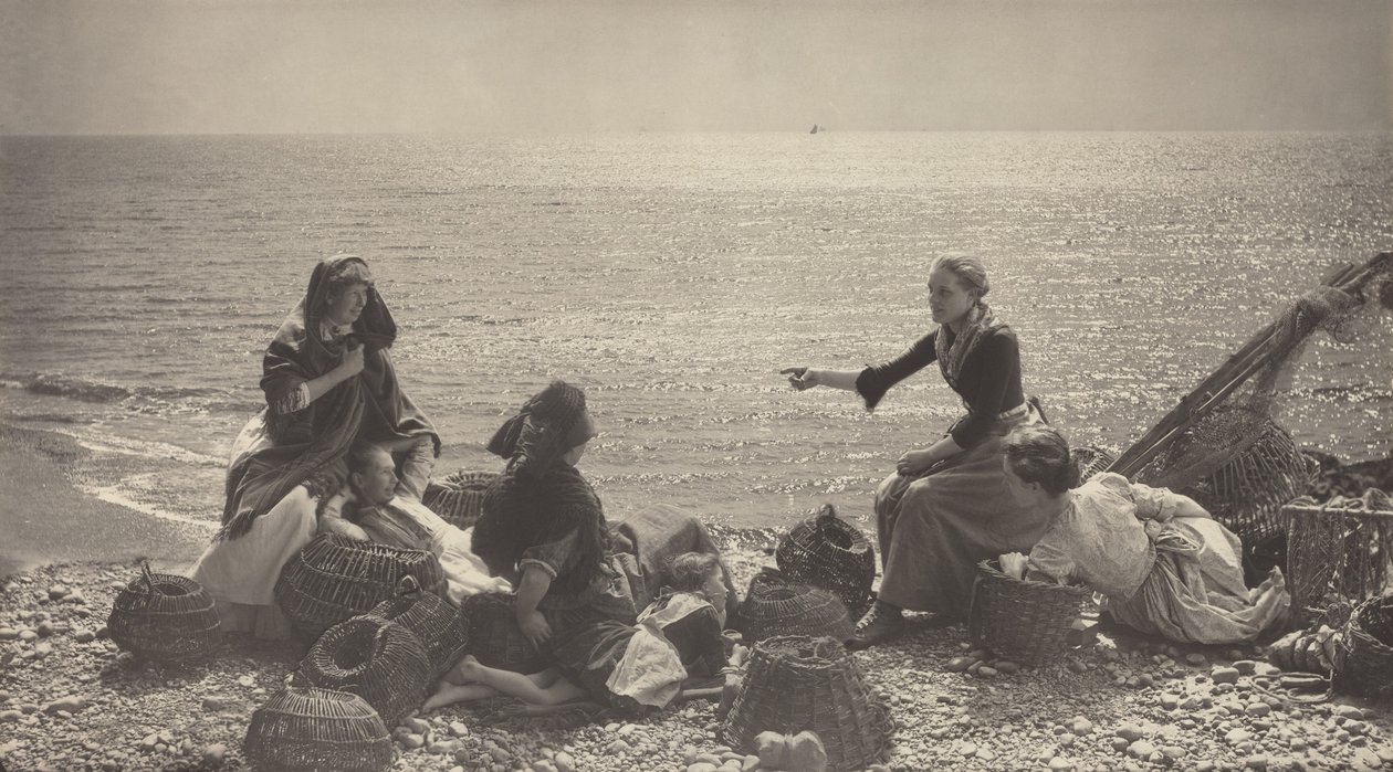 Klatsch am Strand von Henry Peach Robinson