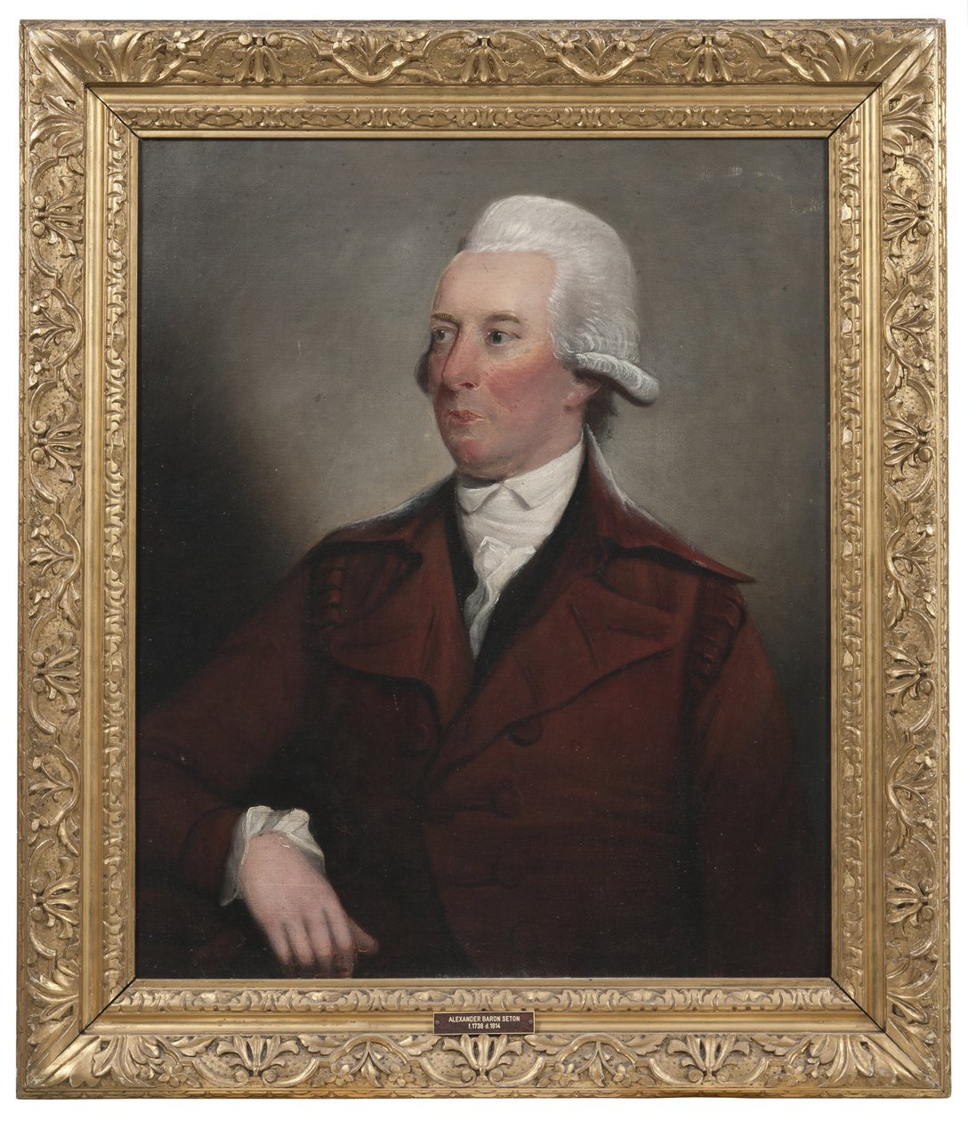 Alexander Baron Seton (1738-1814), jur.dr., Gutsbesitzer, geboren in Schottland, tätig in Schweden und Schottland, verheiratet mit 1. Elizabeth Angus, 2. Anne Innes of Cathlow, Neffe und adoptiert von George Seton, besaß Ekolsund 1786-1828 von Henry Raeburn