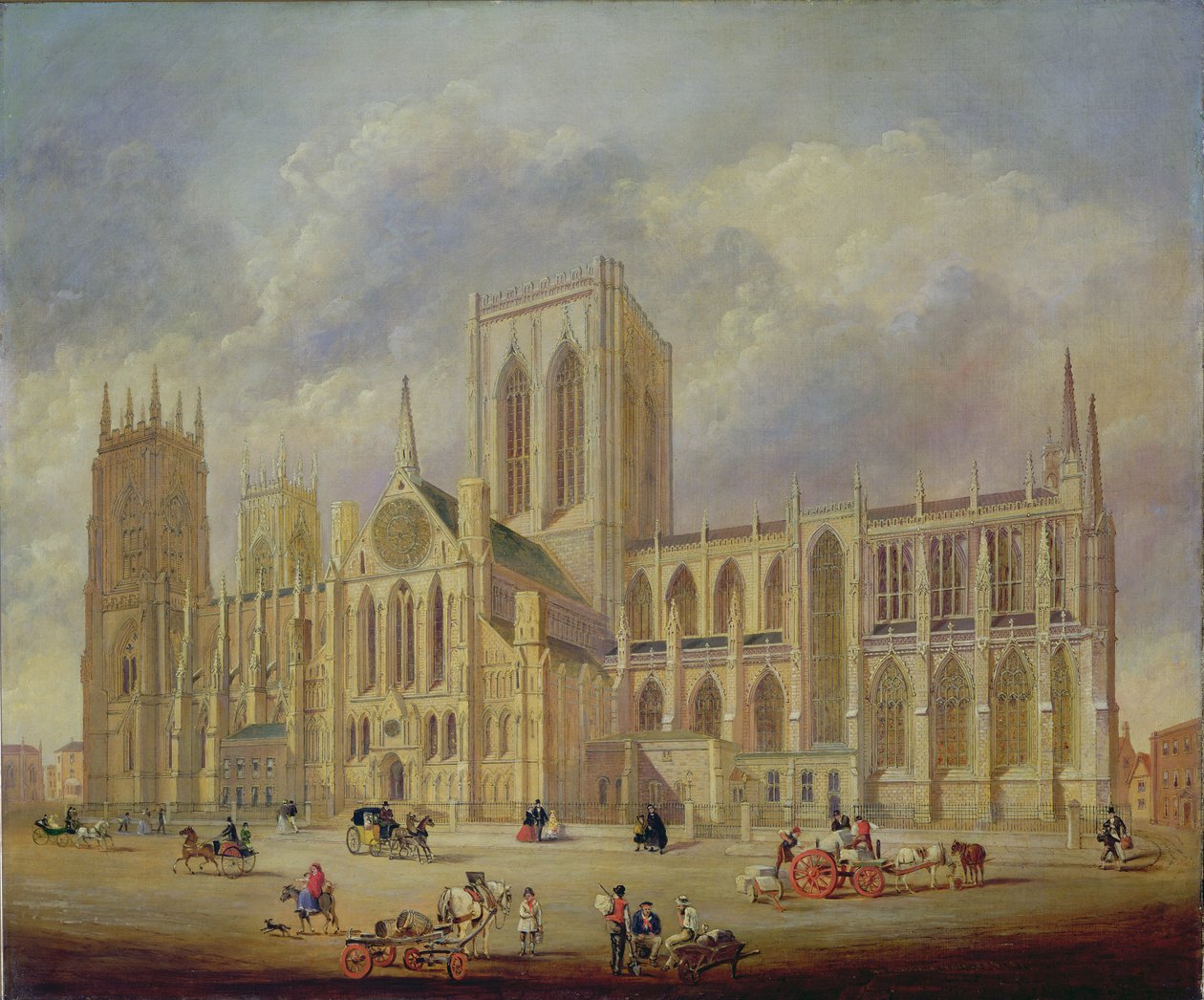 York Minster von Süden von Henry Shaw