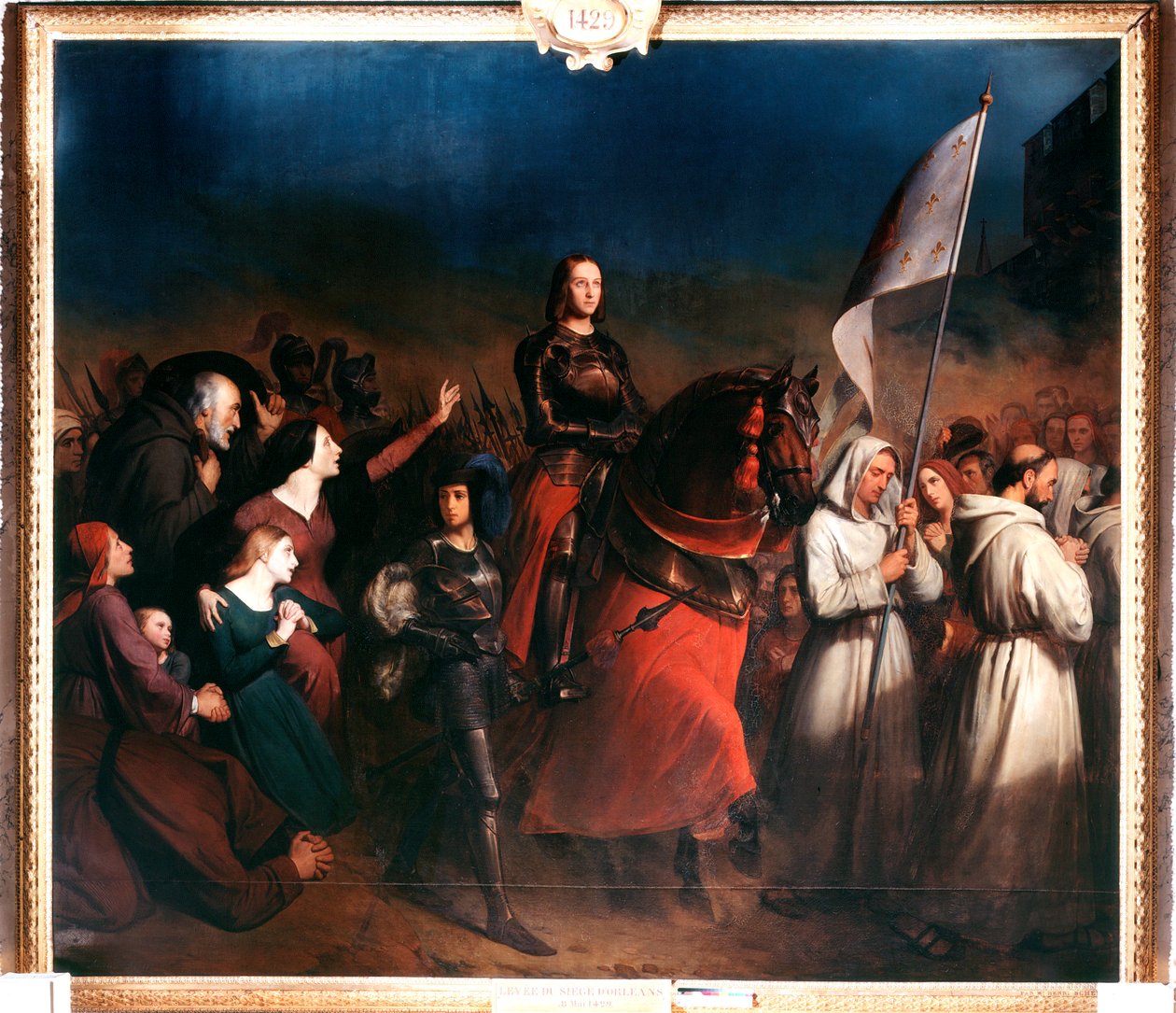 Joan of Arcs Einzug in Orleans, Abend der Befreiung der Stadt, 8. Mai 1429 von Henry Sheffer