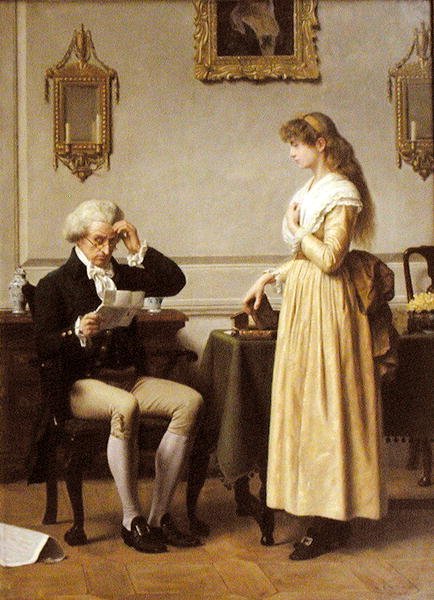 Die Abrechnung der Schneiderin von Henry Stacey Marks