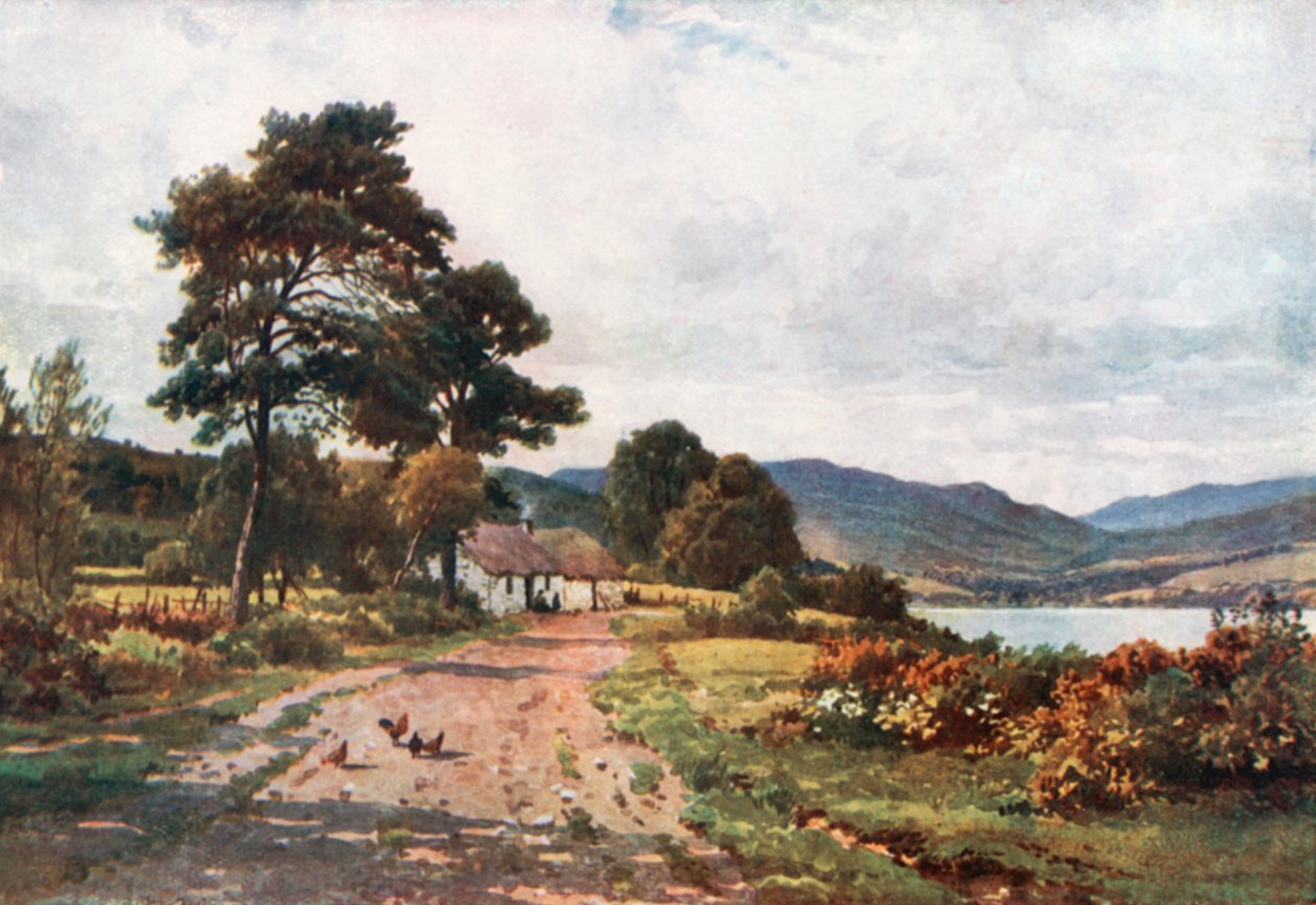 Ein Croft in der Nähe von Taynuilt, Loch Etive, Argyllshire von Henry Sutton Palmer