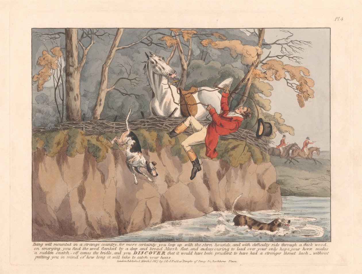 [Entdeckungen bei der Jagd] ... Entdecken, dass es klug gewesen wäre ... von Henry Thomas Alken