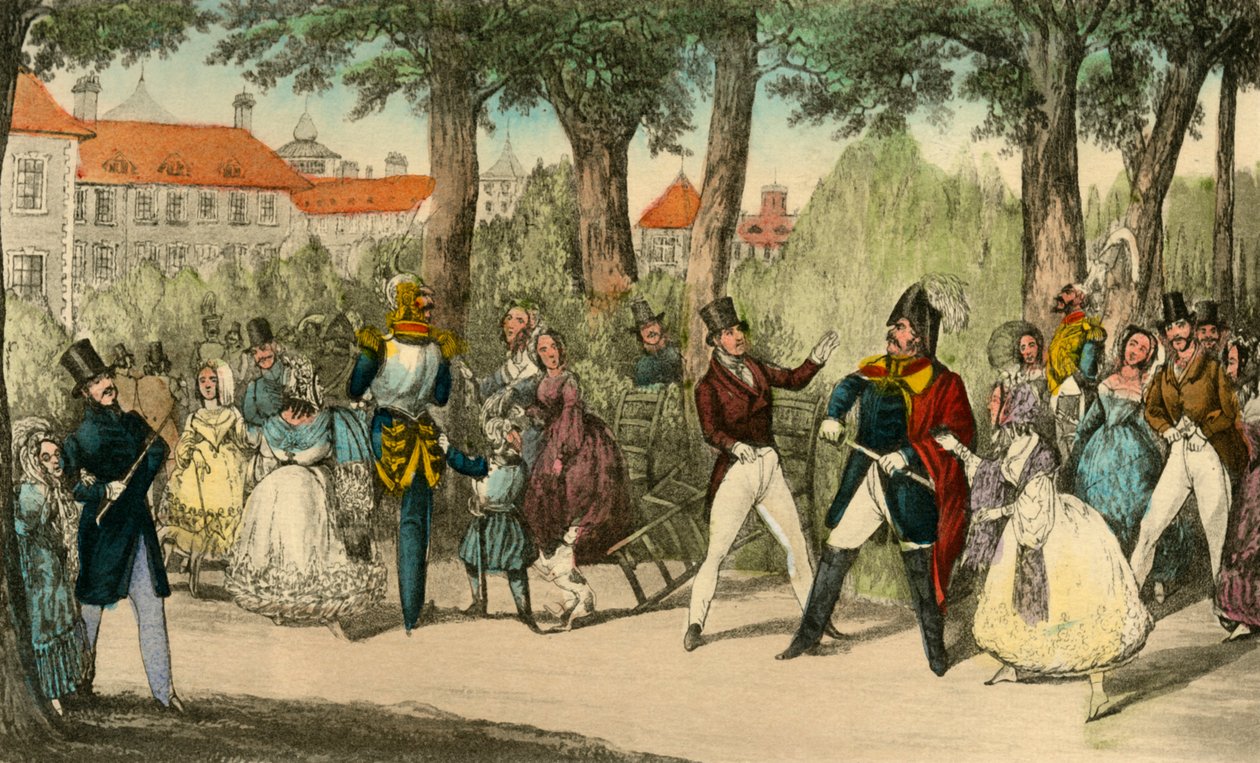 Mr. Jorrocks verzichtet auf die Bekanntschaft des Yorkshireman, 1838 von Henry Thomas Alken