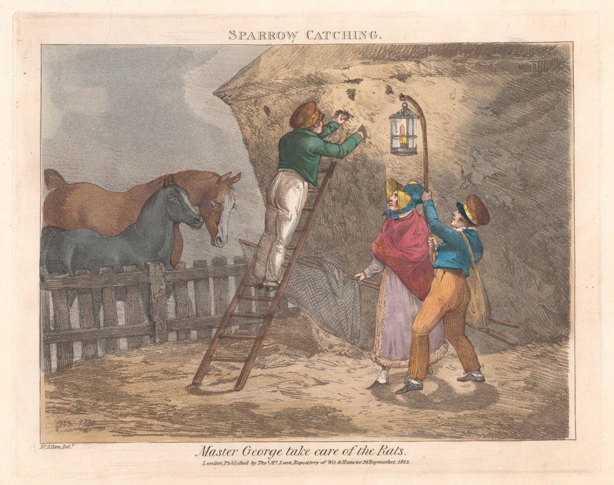 Folge von zwölf Blättern [Szenen aus dem Leben von Meister George] von Henry Thomas Alken